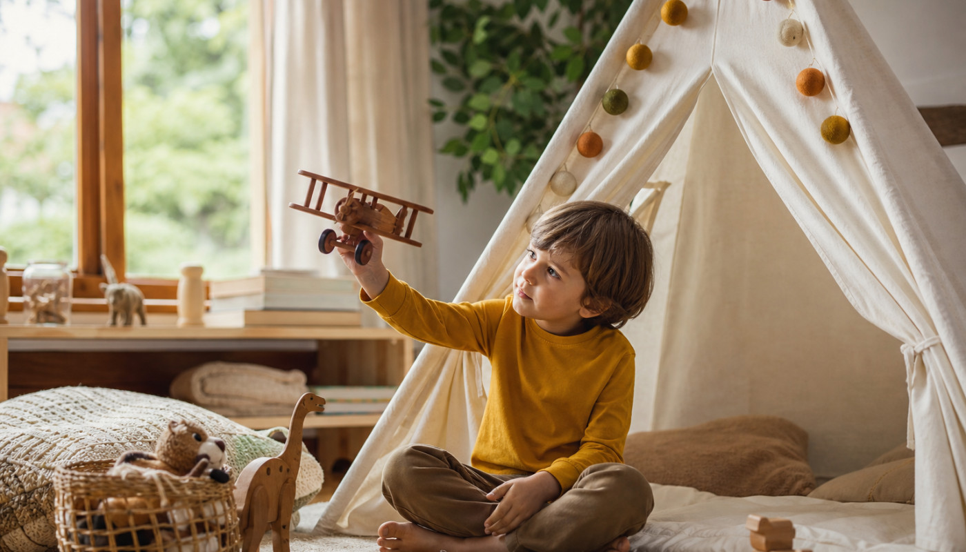 Tipi enfant : le développement de l’imagination au cœur de la chambre